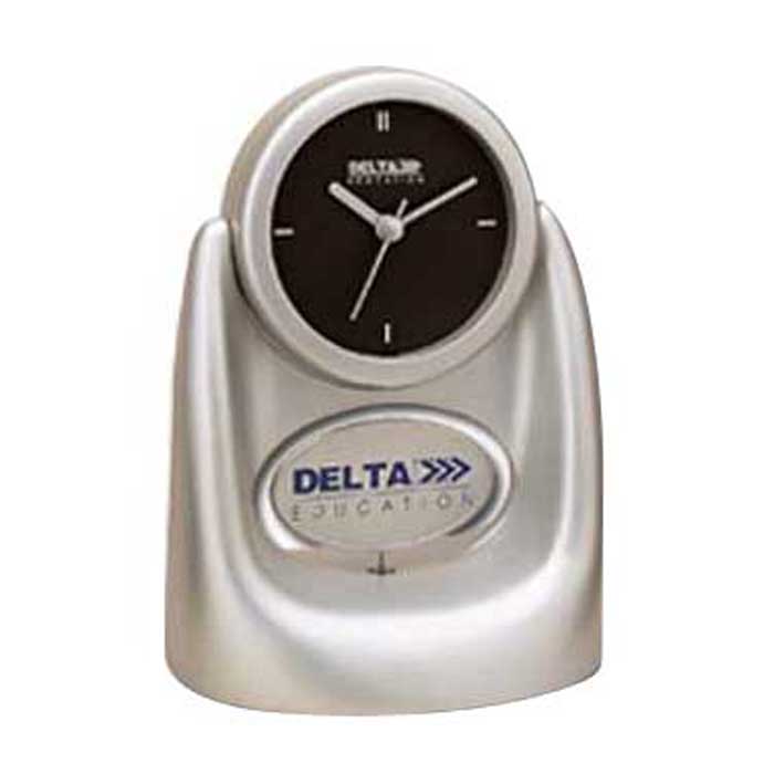 C04-0061 - Reloj Analógico de Plástico para Escritorio con Placa Giratoria