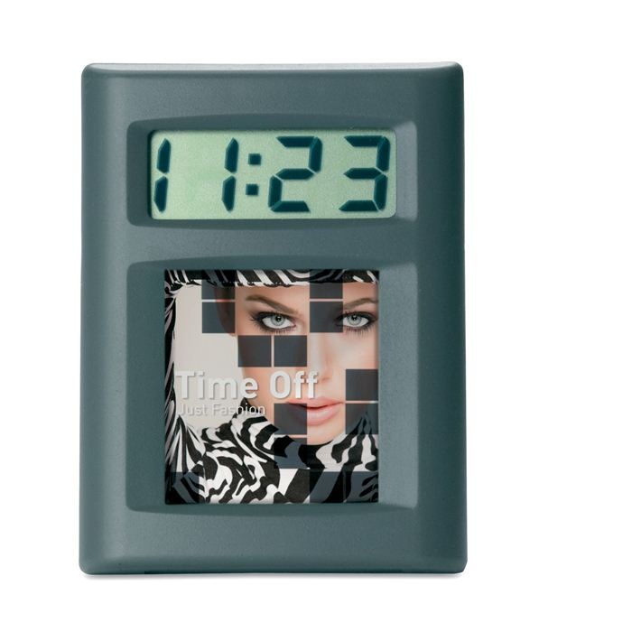 C04-0063 - Reloj Digital Rectangular de Plástico con Pantalla Mágica