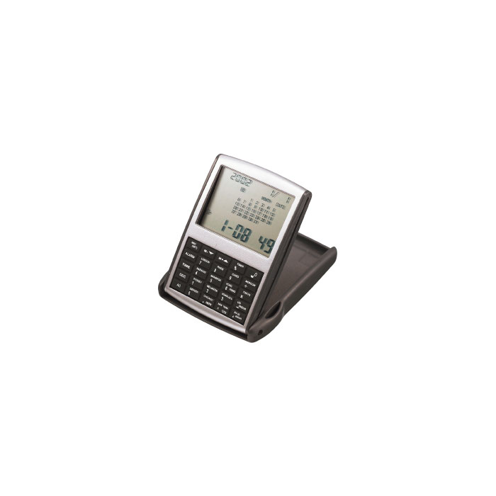 C04-0065 - Reloj Digital de Plástico con Calculadora y Horario Mundial 3 en 1