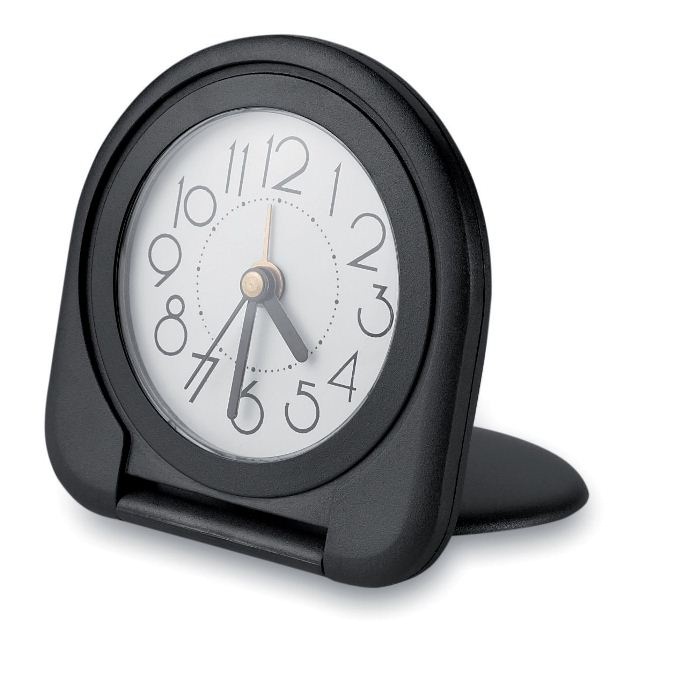 C04-0093 - Reloj Analógico para Viaje de Plástico con Alarma 2 en 1