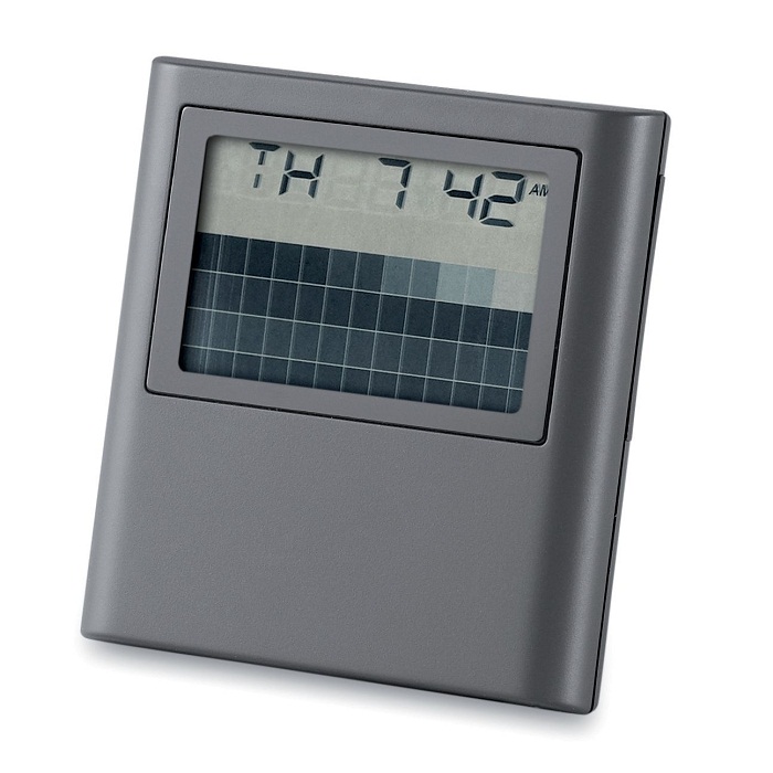 C04-0097 - Reloj Cuadrado de Plástico para Escritorio