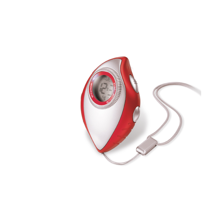 C06-0154 - Reloj Deportivo de Bolsillo con Cronómetro y Medidor de Pulso 3 en 1