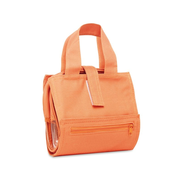 C09-0273 - Cosmetiquera Tipo Bolsa de Mano de Nylon con Vinil