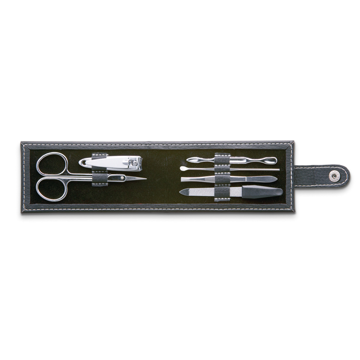 IT3059 - Set de Manicura de Acero Inoxidable en Estuche de PU