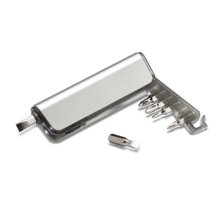 IT3874 - Portaherramientas Multifunción y Linterna LED en Estuche de ABS 3 en 1