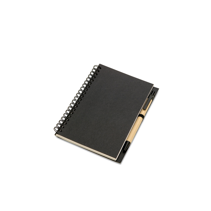 KC7012 - Libreta de Material Reciclado con Bolígrafo 2 en 1