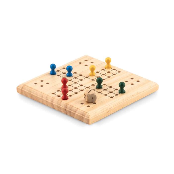 MO6110 - Juego de Viaje Ludo de Madera