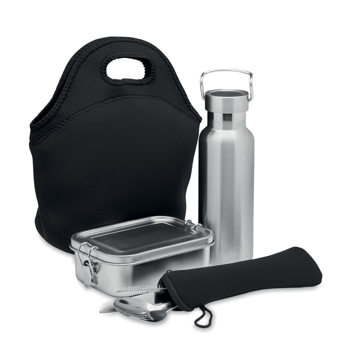 MO6765 - Set almuerzo en acero inox.