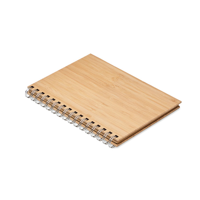 MO6790 - Libreta A5 de bambú anillas