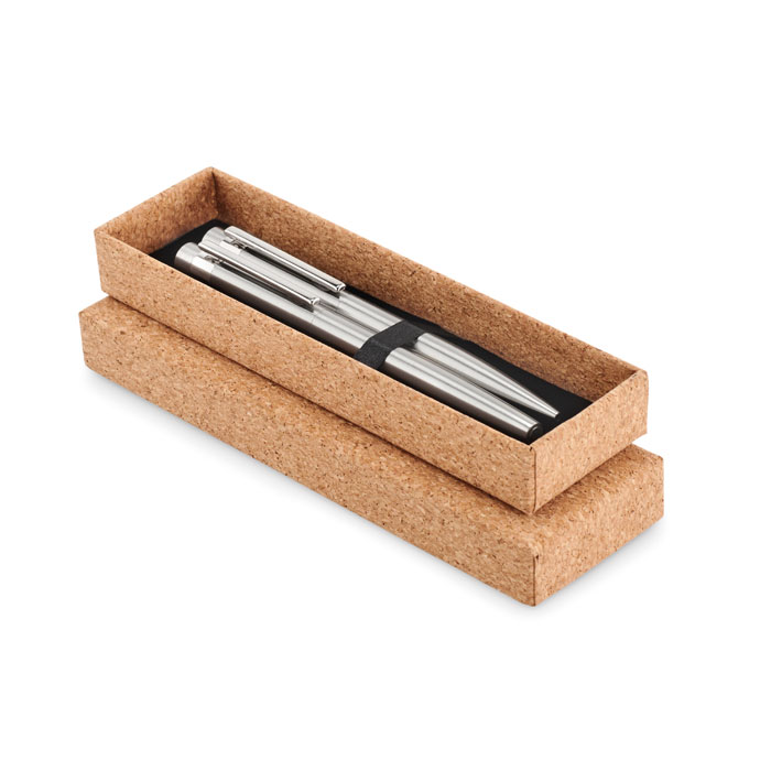 MO6795 - Bolígrafo acero inox reciclado