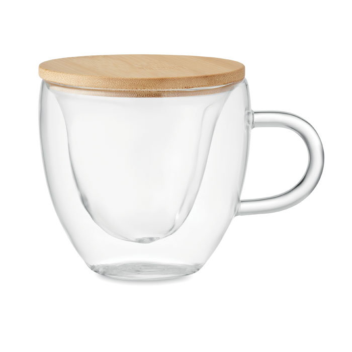 MO6937 - Taza de vidrio de borosilicato