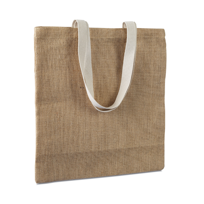 MO7264 - Bolsa de Mano de Yute y Algodón