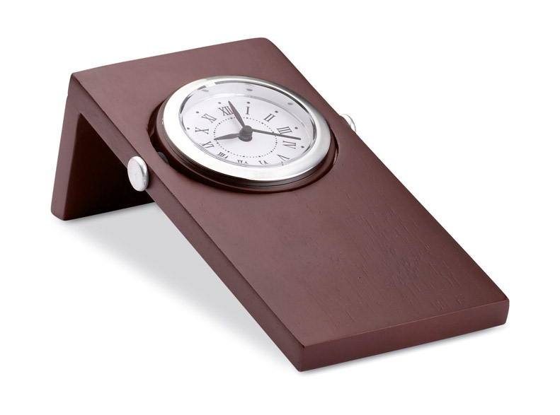MO7494.SOB - Reloj Analógico de Metal y Madera para Escritorio