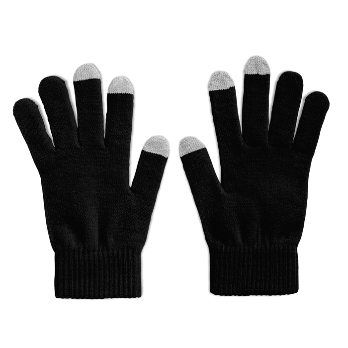 MO7947 - Guantes Táctiles para Teléfono de Acrílico, Acero Inoxidable y Spandex
