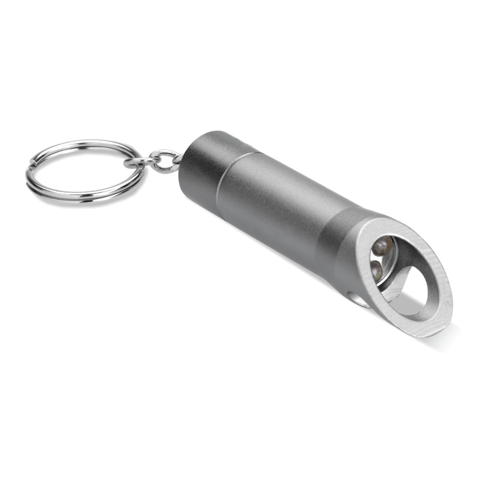 MO8142 - Linterna LED con Destapador de Botellas y Llavero de Metal 3 en 1