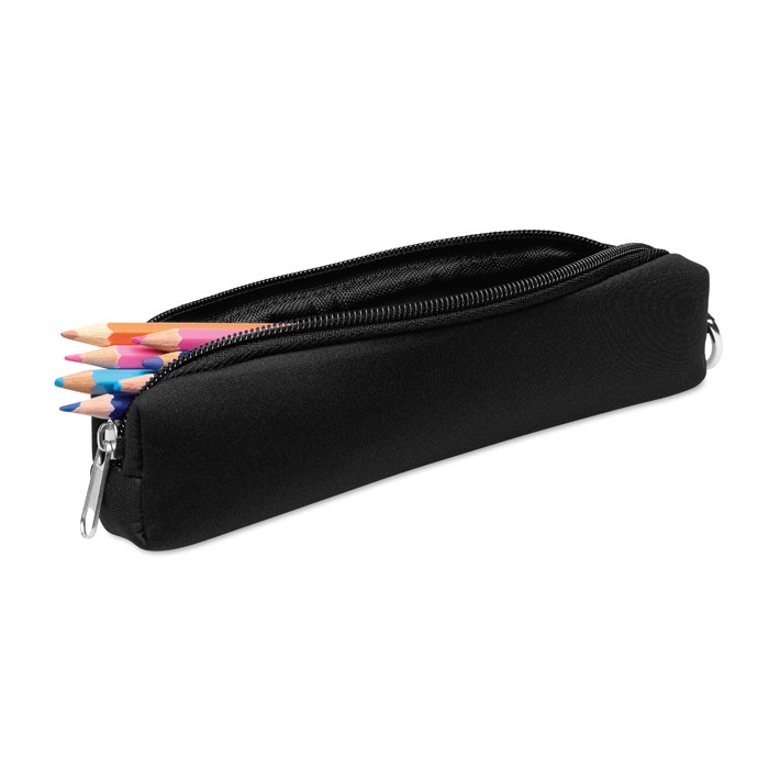MO8176 - Estuche para Lápices de Espuma con Mosquetón 2 en 1