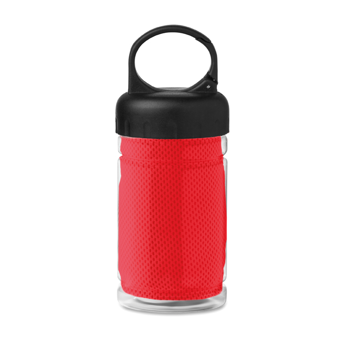 MO9203 - Botella de PET 300 ml con Toalla de Enfriamiento de PL/PES