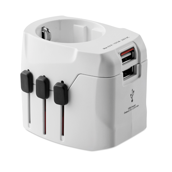 MO9322 - Adaptador de Corriente de Viaje SKROSS® con 3 Polos