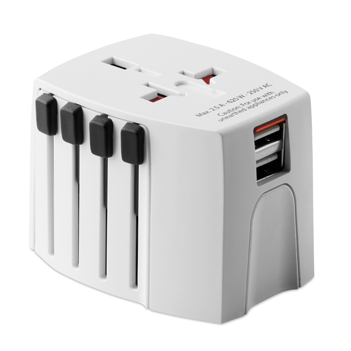 MO9324 - Adaptador de Corriente Universal MUV USB de SKROSS® con 2 Polos
