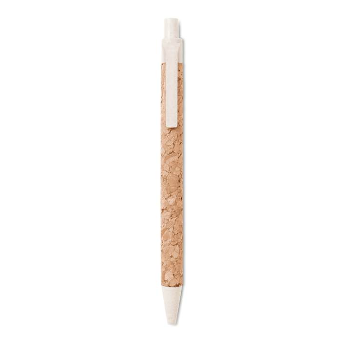 MO9480 - Bolígrafo de Corcho, Paja de Trigo Ecológica y ABS