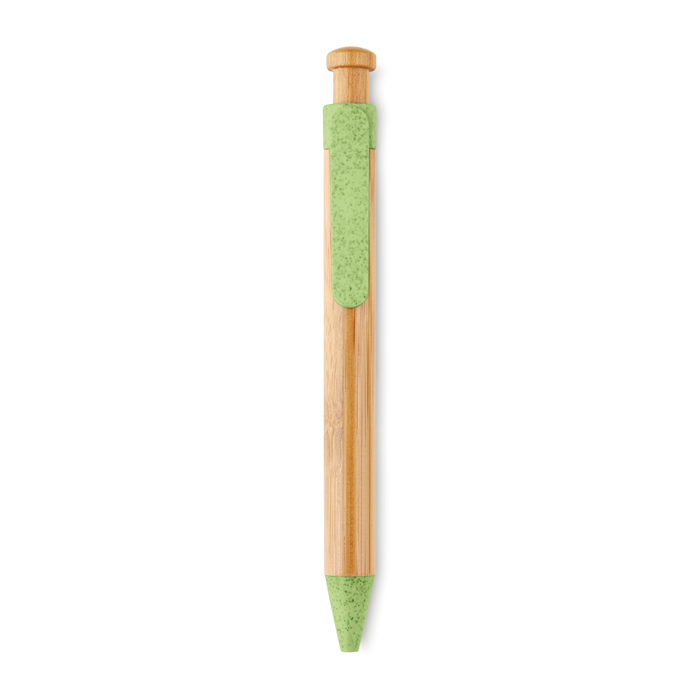 MO9481 - Bolígrafo de Bambú, Paja de Trigo y ABS