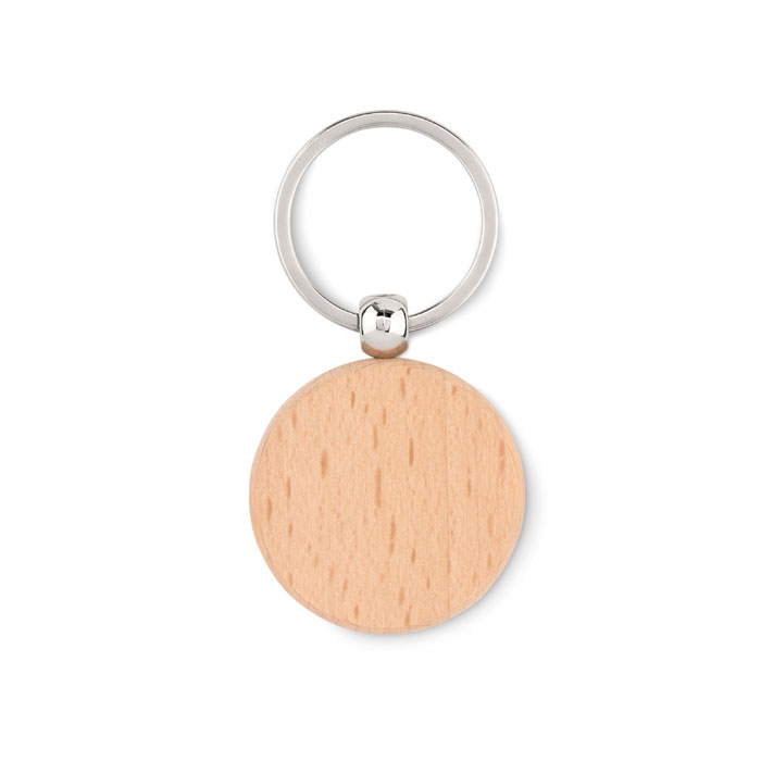 MO9773 - Llavero Redondo de Madera