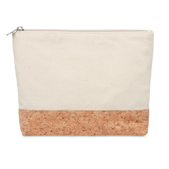 MO9817 - Cosmetiquera de Algodón con Corcho