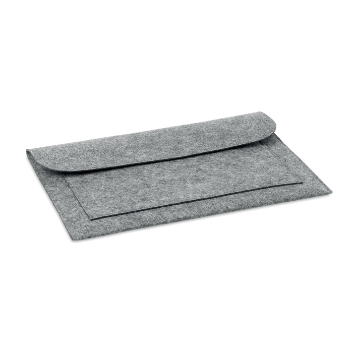 MO9818 - Funda para Laptop de 15" con Bolsa para Documentos de Fieltro de RPET 2 en 1