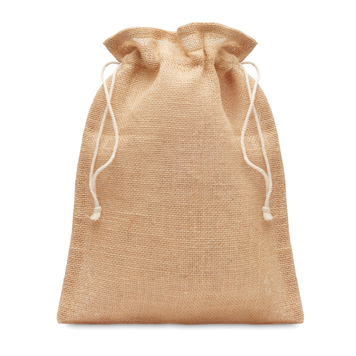 MO9928 - Bolsa Pequeña de Regalo Tipo Morral con Cordón de Yute