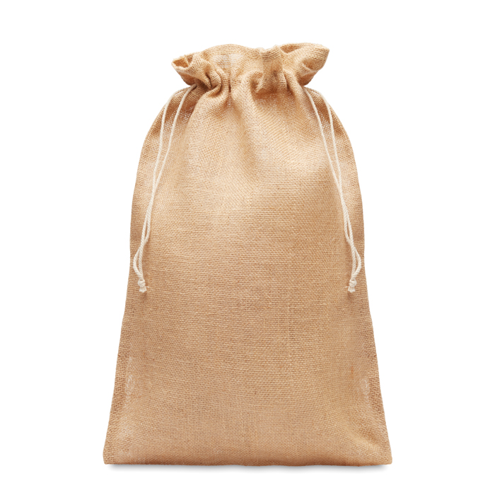 MO9930 - Bolsa Grande de Regalo Tipo Morral con Cordón de Yute
