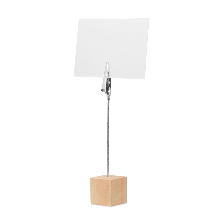 MO9947 - Soporte de Madera con Clip para Fotos o Notas